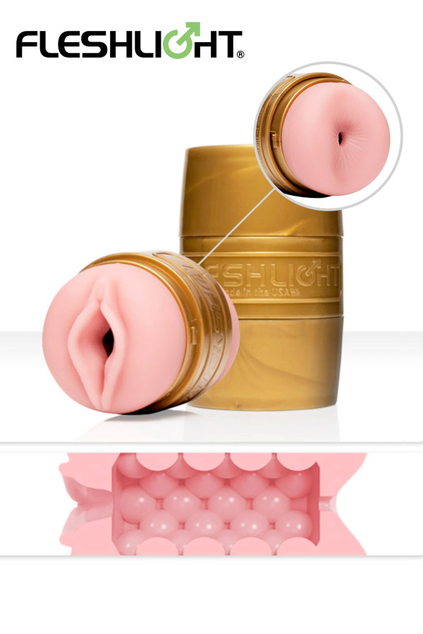 Fleshlight Quickshot Stamina Training Unit, masturbateur vagin et anus réalistes