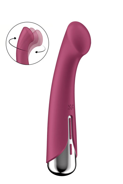 Satisfyer Spinning G-Spot 1, vibromasseur point G avec tête rotative