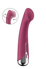 Satisfyer Spinning G-Spot 1 - Vibromasseur point G avec tête rotative