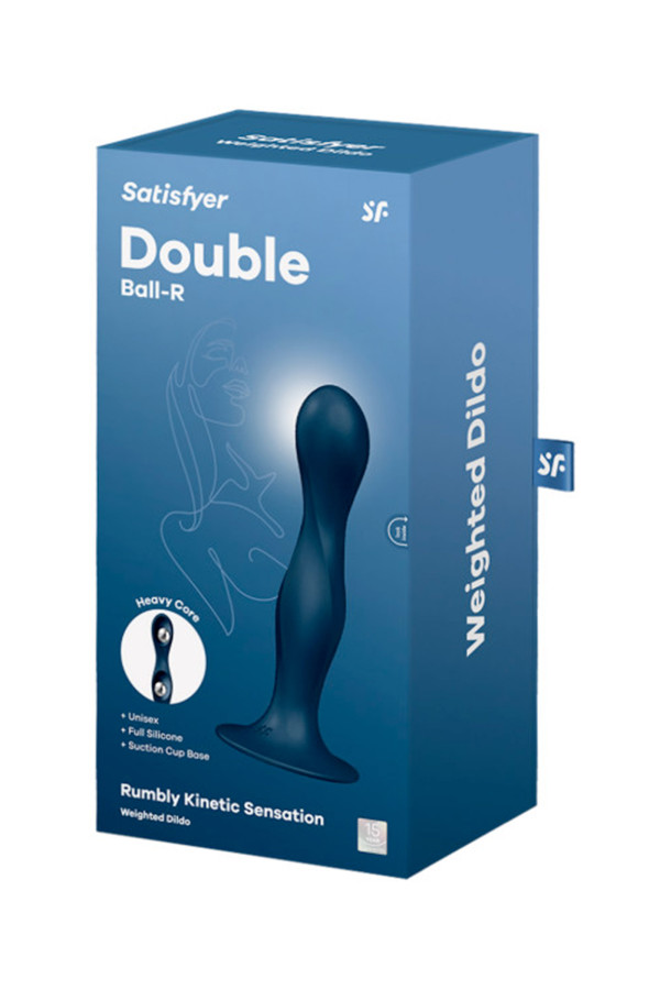 Satisfyer Double Ball R, gode ventouse anal et vaginal