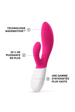 Lelo Ina Wave 2, vibromasseur rabbit avec technologie WaveMotion™