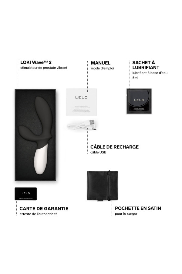 Lelo Loki Wave 2, stimulateur de prostate avec technologie Wave Motion™