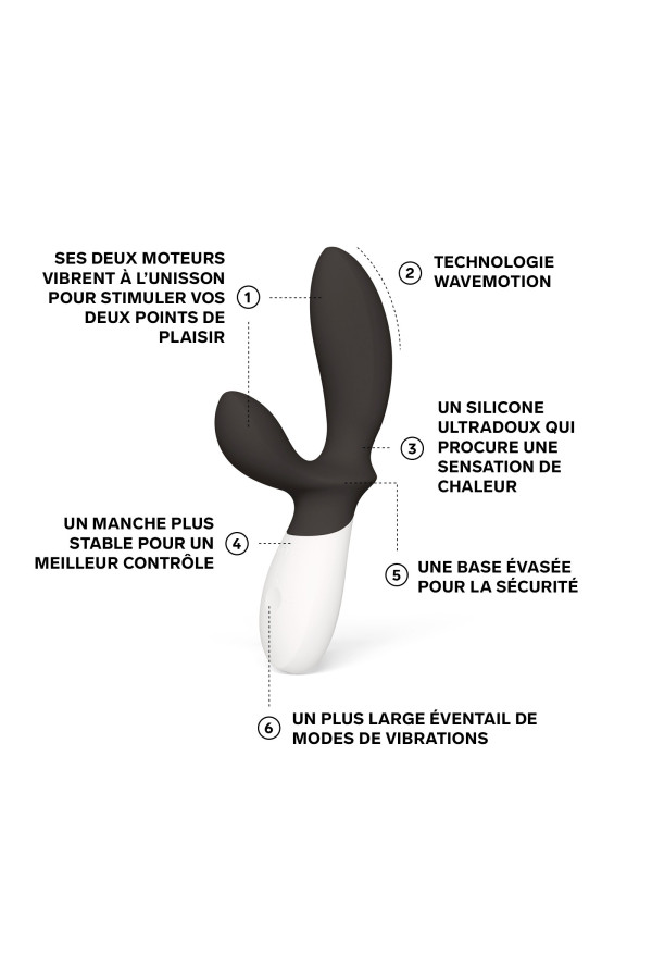 Lelo Loki Wave 2, stimulateur de prostate avec technologie Wave Motion™