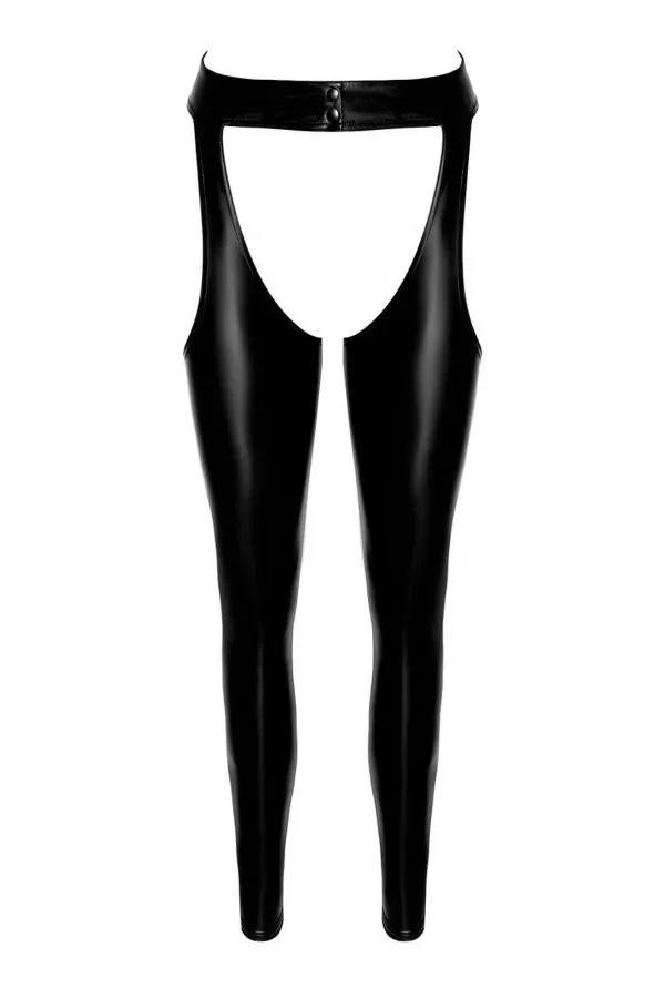 Chaps en Wetlook de Noir Handmade