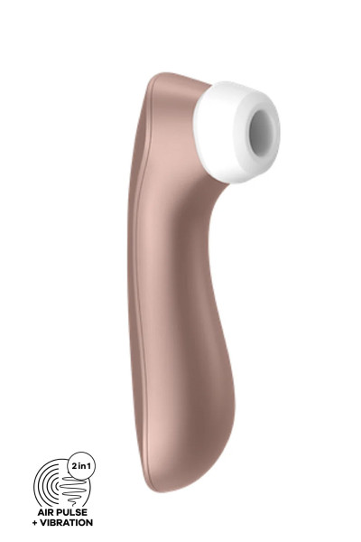 Satisfyer Pro 2+, stimulateur de clitoris par air pulsé et par vibrations