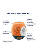 Satisfyer Egg Crunchy, masturbateur hydro actif