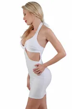 Robe moulante ajourée