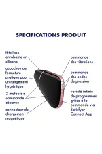 Satisfyer Love Triangle, stimulateur de clitoris connecté à air pulsé