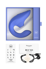 Womanizer Blend - Vibromasseur Rabbit point G et clitoris par air pulsé