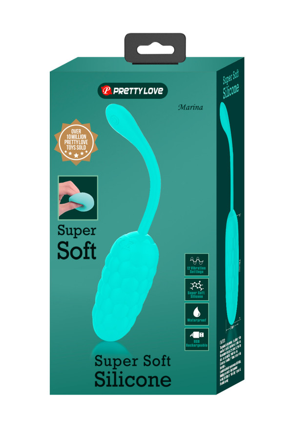 Marina, œuf vibrant en silicone super soft