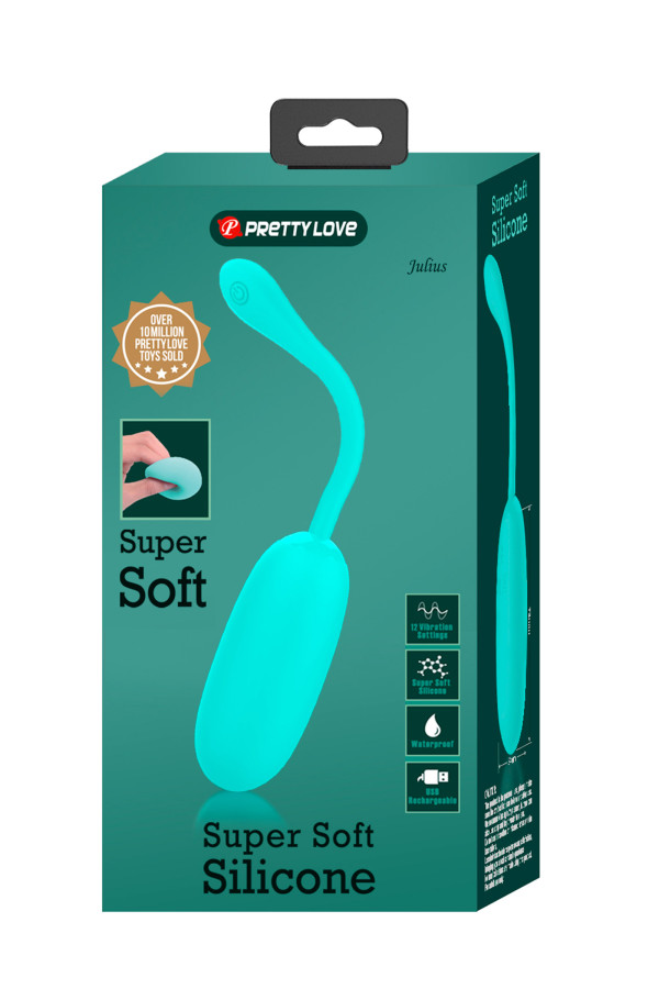 Julus, œuf vibrant en silicone super soft