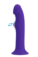 Murray - Gode ventouse vibrant avec pulsations Pretty Love