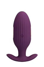 Jefferson, plug anal vibrant connecté à électro-stimulation