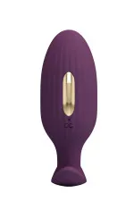 Jefferson, plug anal vibrant connecté à électro-stimulation