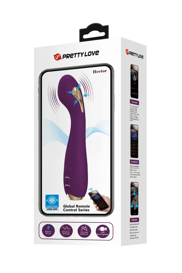 Pretty Love Vibromasseur à électro-stimulation Hector