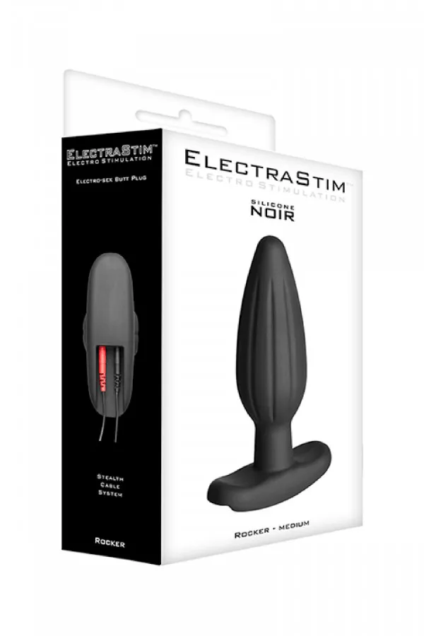 Plaisir anal avec sextoys plug et electro stimulation