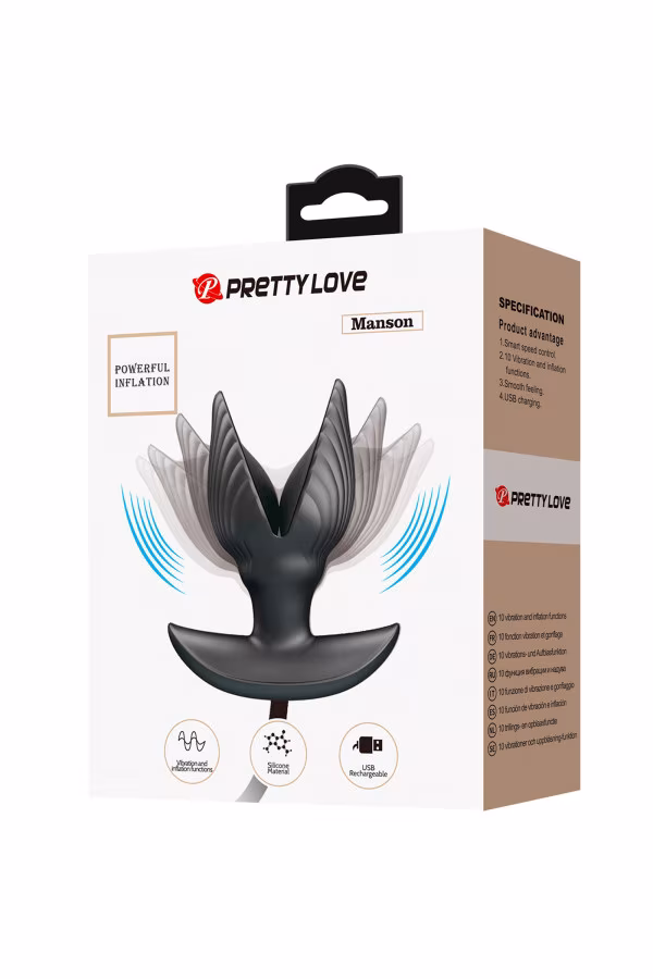 Pretty Love Plug anal gonflable Manson