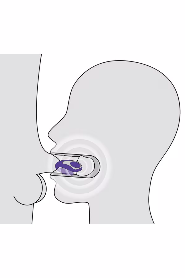 Stimulateur vibrant pour fellation