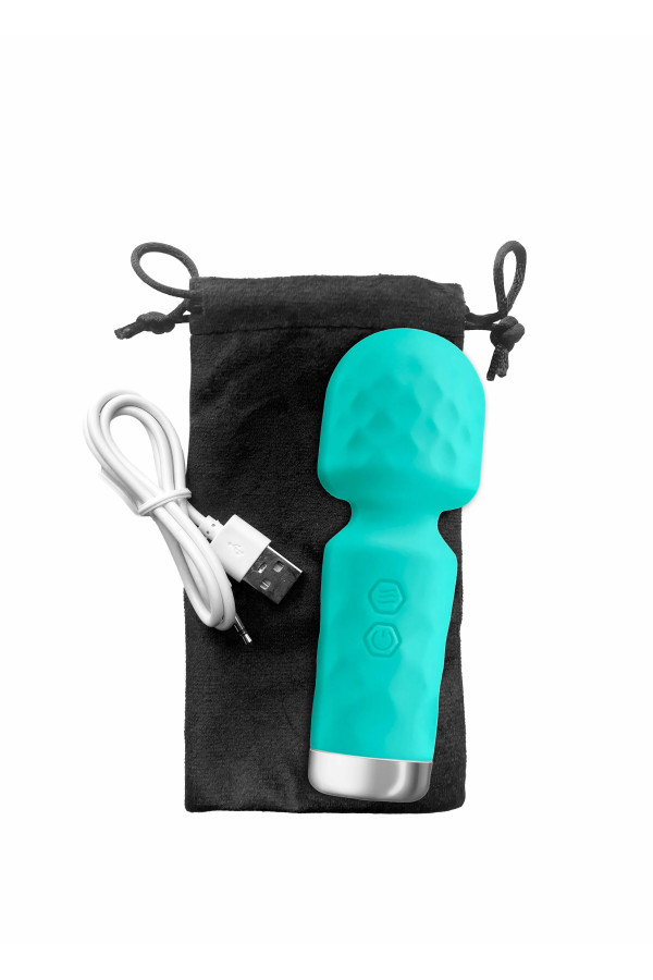 King Wand, mini vibromasseur wand lumineux