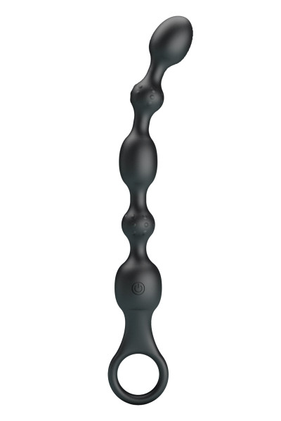 Van, chapelet anal vibrant en silicone