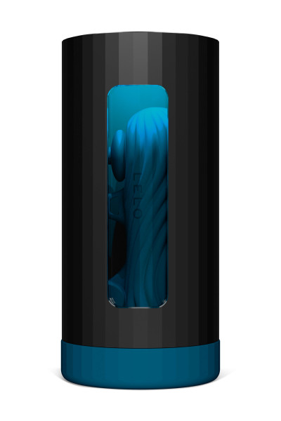 Lelo F1S V3 XL Teal, masturbateur connecté bleu