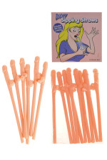 10 pailles pénis Dicky Sipping Straws