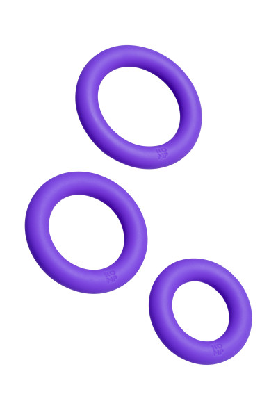 Romp Remix Trio, anneaux péniens en silicone