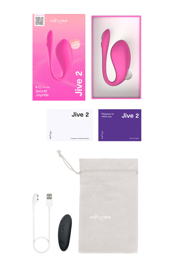 Oeuf vibrant point G connecté We-Vibe Jive 2