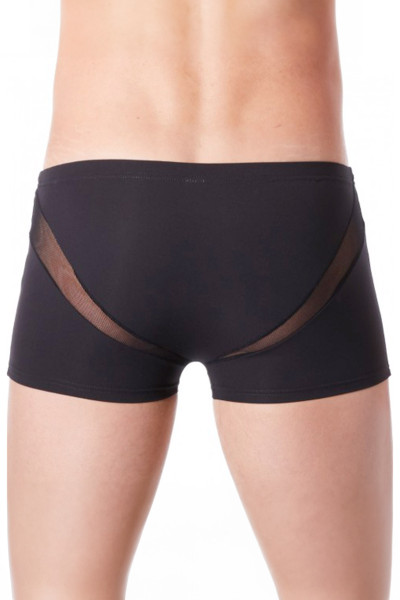 Boxer homme avec empiècements en résille