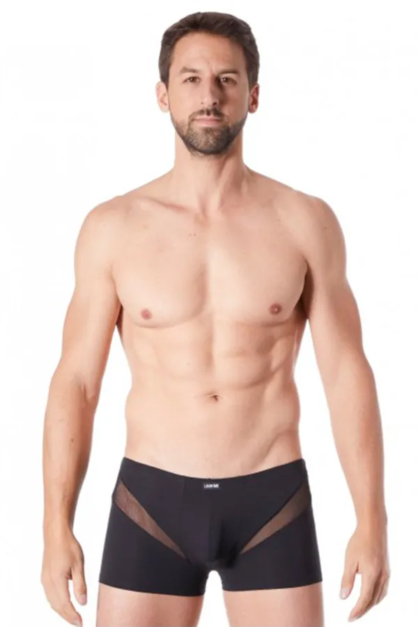 Boxer homme avec empiècements en résille de LookMe