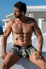 Boxer homme à imprimé Army