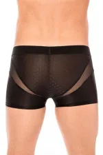 Boxer homme avec empiècements en fine résille