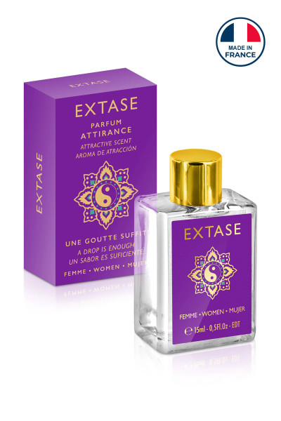 Parfum d'attirance Extase pour femme 15ml