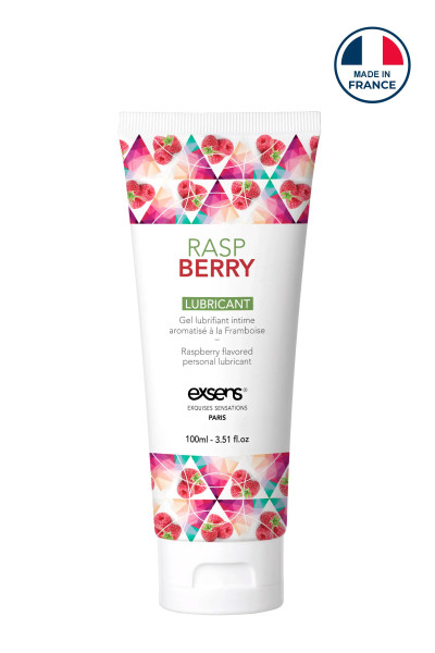 Gel lubrifiant intime Exsens aromatisé framboise 100ml