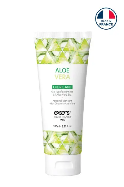 Gel lubrifiant intime Exsens à l'Aloe Vera 100ml