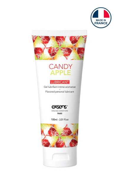Gel lubrifiant intime Exsens aromatisé pomme d'amour 100ml