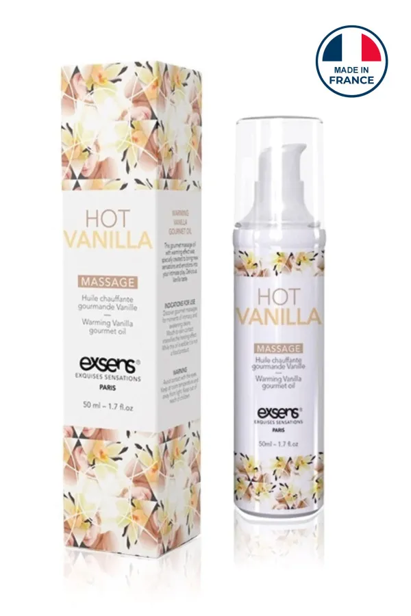 Huile de Massage Chauffante Vanille - 100ml | Concorde Love