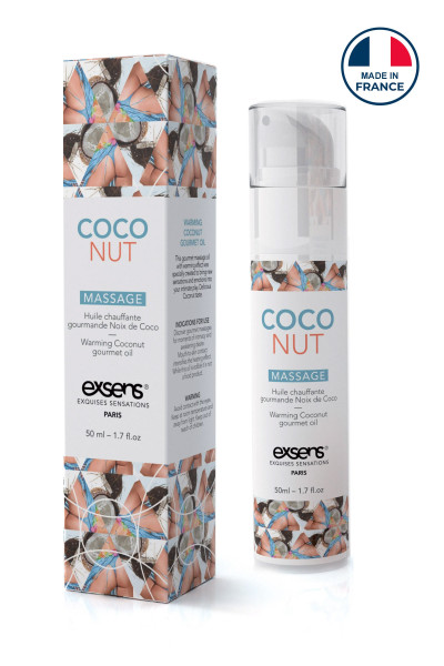 Huile de massage chauffante Excens noix de coco 50ml