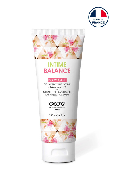 Gel nettoyant intime Exsens à l'aloe vera BIO 100ml