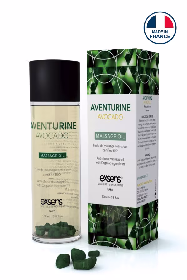 Huile de Massage Bio Aventurine Avocado - 100ml