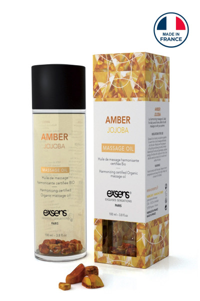 Huile de massage harmonisante BIO Exsens Amber jojoba 100ml