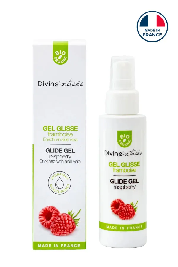 Lubrifiant framboise bio comestible haute qualité