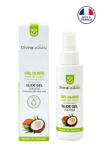 Gel glisse bio Divinextases noix de coco 100ml