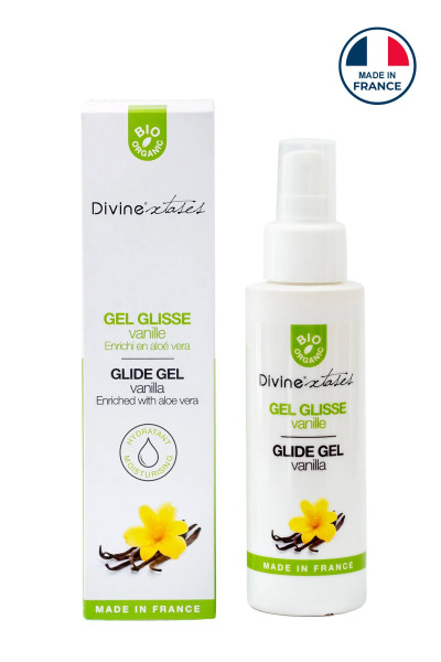 Gel glisse bio Divinextases vanille 100ml