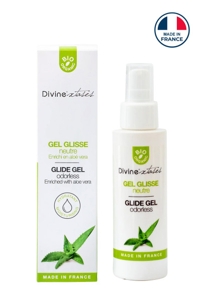 Gel glisse neutre bio Divinextases aloe vera 100ml