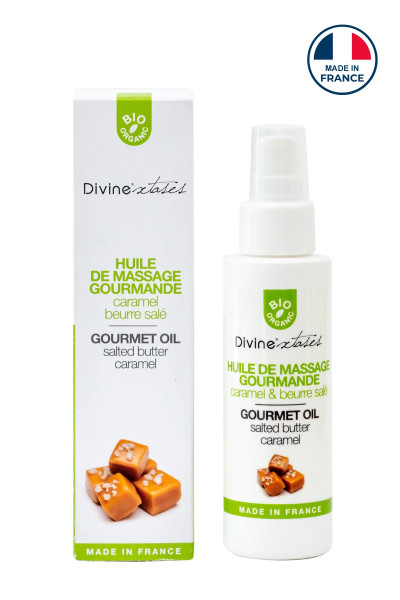 Gel glisse bio Divinextases Caramel beurre salé 100ml