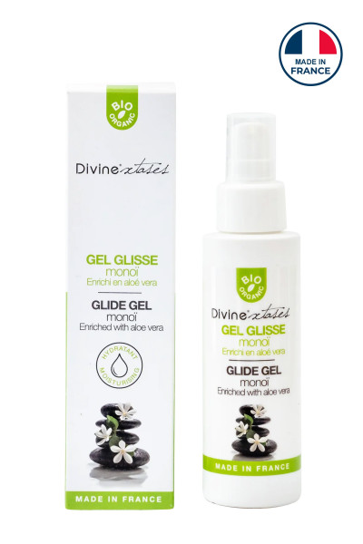 Gel glisse bio Divinextases Monoï 100ml