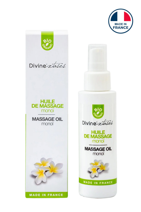 Huile sèche aphrodisiaque au Monoï 100ml pas chère Divine Xtases