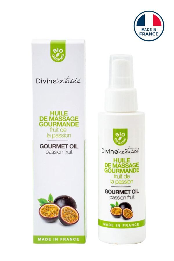 Huile de massage gourmande au fruit de la passion par DivinExtase