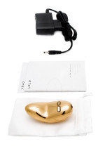 Lelo Yva, galet vibrant de luxe plaqué or 24 carats